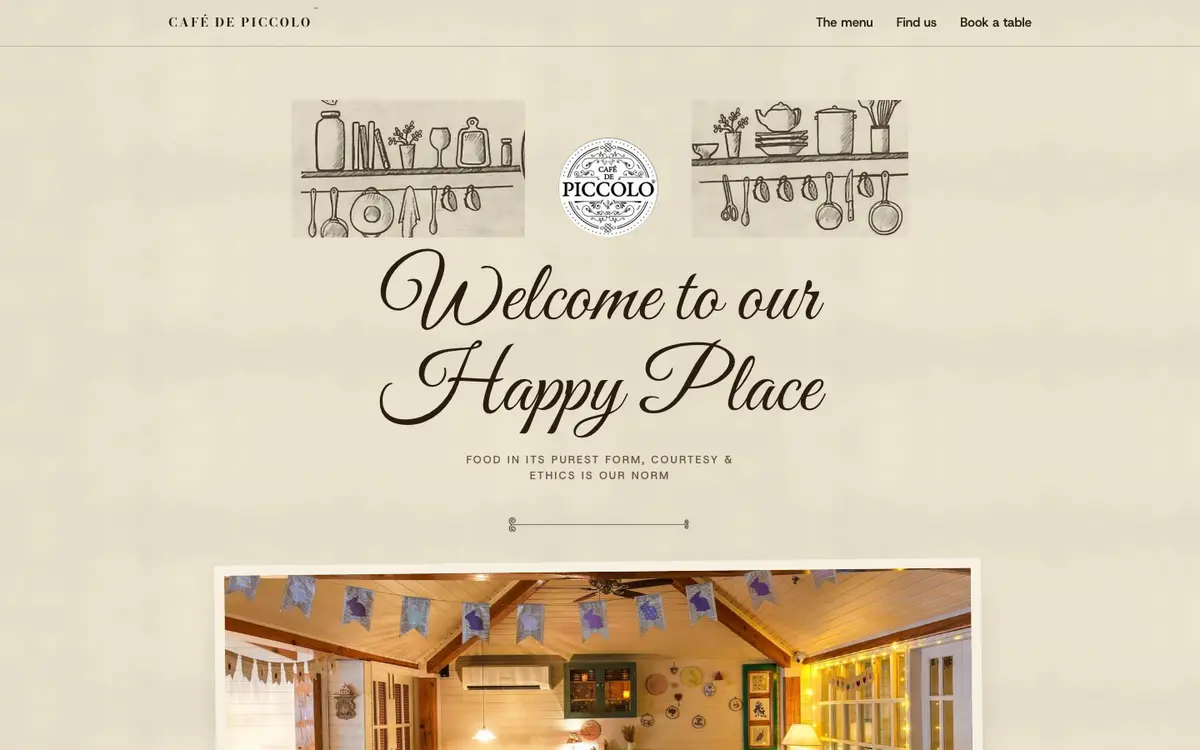 The card: the home, on a desktop