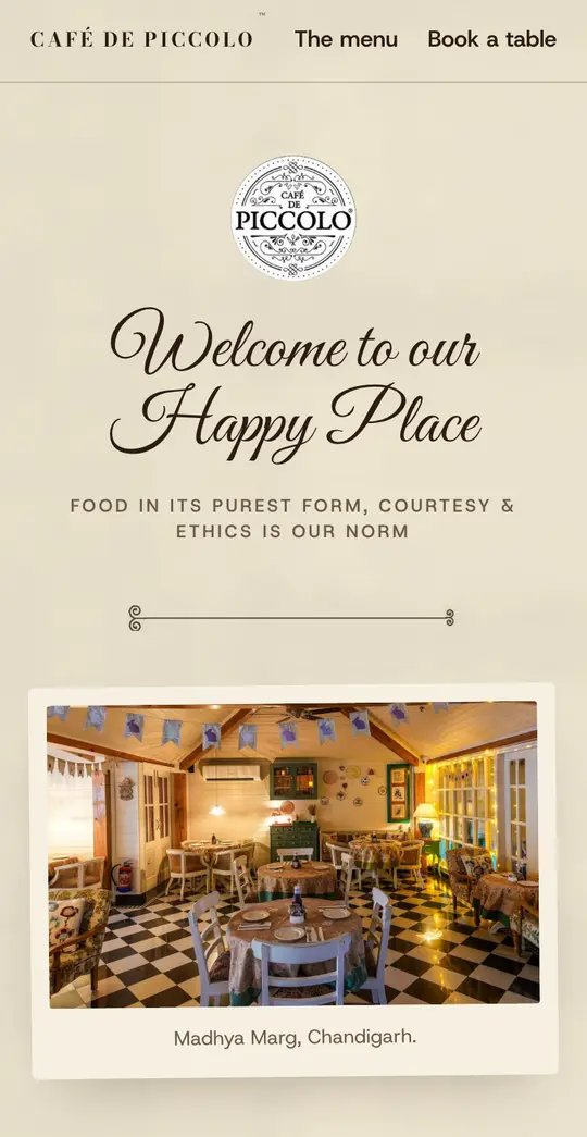 The card: the home, on a phone